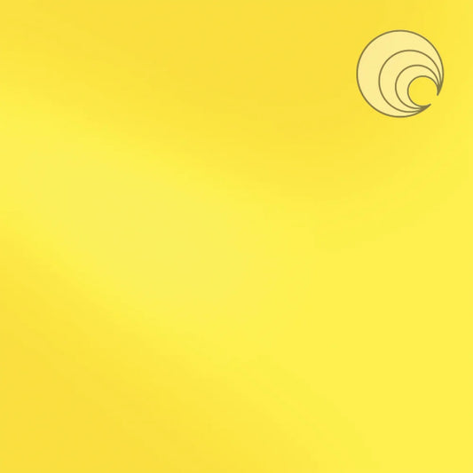260.72 Lemon Yellow Opal 12 x 12 Inch Oceanside Compatible 96 COE Sheet Glass- 