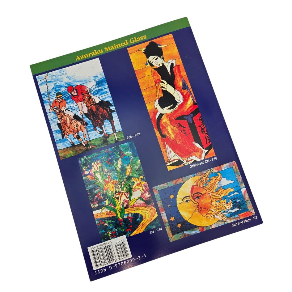 AANRAKU ECLECTIC Volume 1 Stained Glass Pattern Book Great Mixed Patterns- 