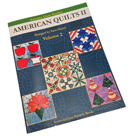 Stained Glass Pattern Book American Quilts II Aanraku Great For Fusers!- 