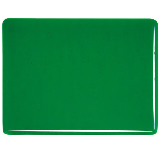 1145 Kelly Green 90 COE Bullseye Fusing Glass Sheet 5x5 inch 3mm 90COE- 