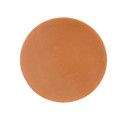 271.71 Persimmon Opal Orange ONE 2" Precut 96 COE Glass Circle Fusible- 