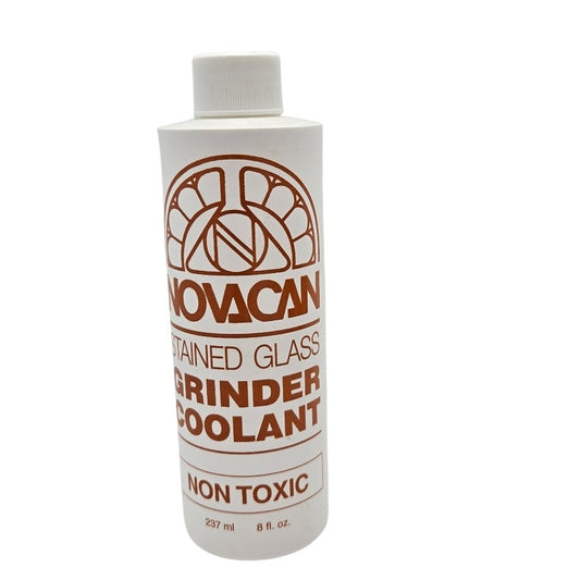 8 ounce FULL SIZE Novacan Stained Glass GRINDER COOLANT Extend Bit Life- 