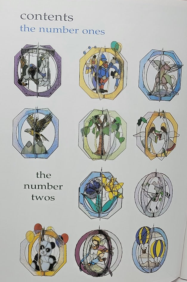 Customer Favorite Stained GLASS WHIRLS POTPOURRI Pattern Book Sculpture- 