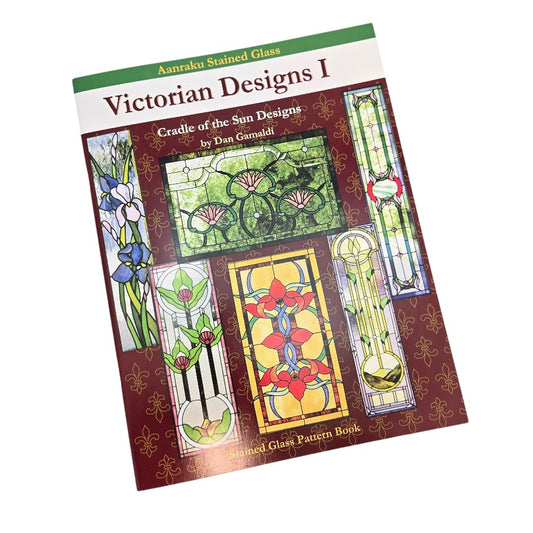 Victorian Designs I Stained Glass Pattern Book Fusing Mosaics Aanraku Gamaldi- 