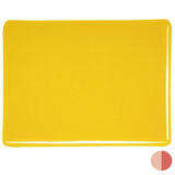 1320 Marigold Yellow Striker Transparent Bullseye 90 COE Glass Sheet 10x10" 90COE Fusible 001320-0030-F-1010- 
