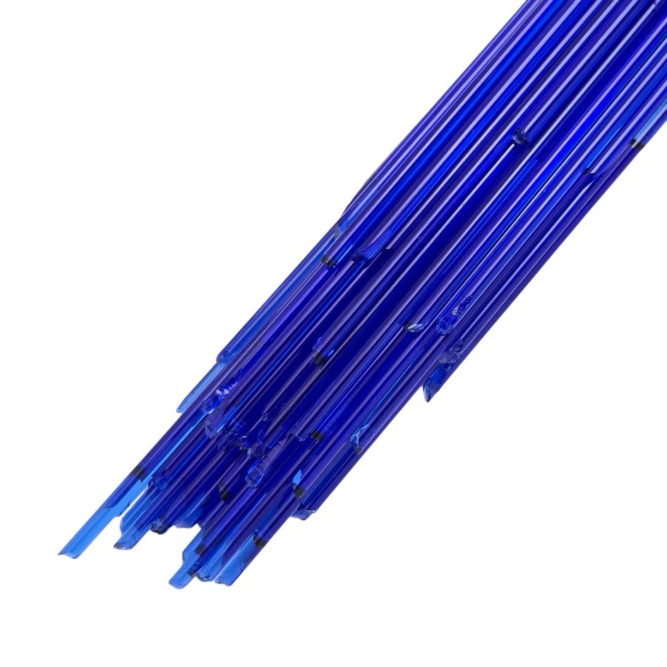 136 Dark Blue Transparent Stringers System 96 COE Full 5 oz Tube Fusing Supplies- 