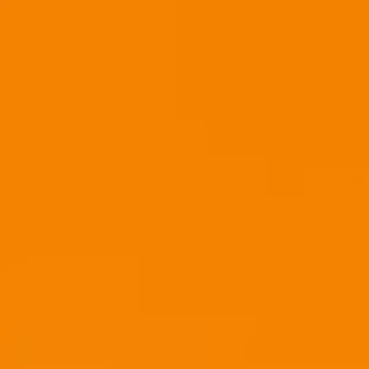 0321 Pumpkin Opalescent Striker Bullseye 90 COE Glass Sheet 10x10" 90COE Fusible- 