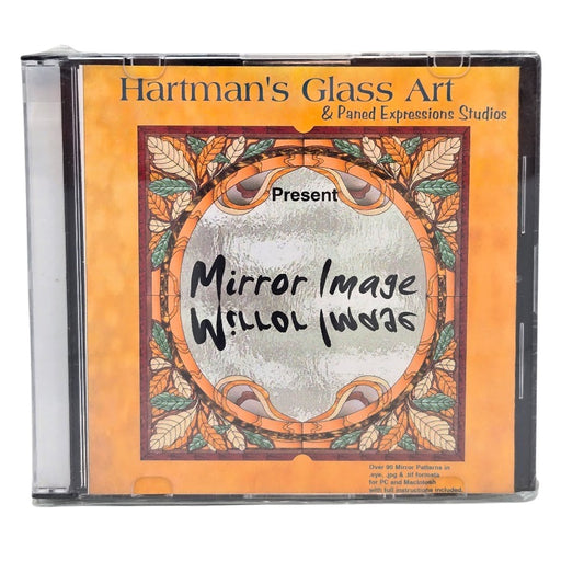 MIRROR IMAGE Stained Glass Pattern CD Paned Expressions  CD- 