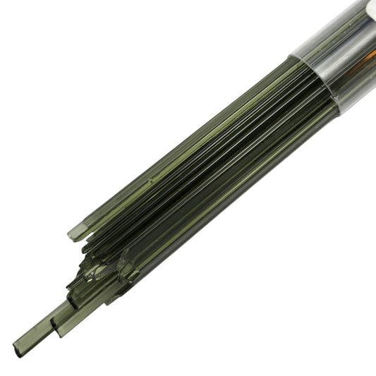 5282 Light Olive Green Transparent Noodles System 96 COE Full 5 oz Tube Fusing Supplies- 