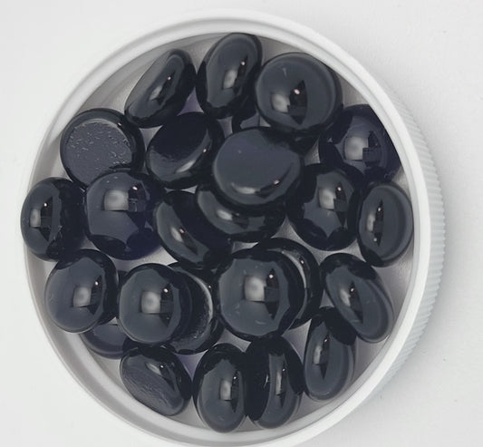 Grape Transparent Medium Design Elements 25 pieces Pebbles Dots System 96 COE Oceanside Compatible- 