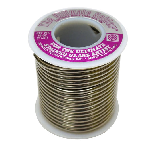 CANFIELD ULTIMATE SOLDER One Pound Stained Glass Supplies 63/37 16 oz- 
