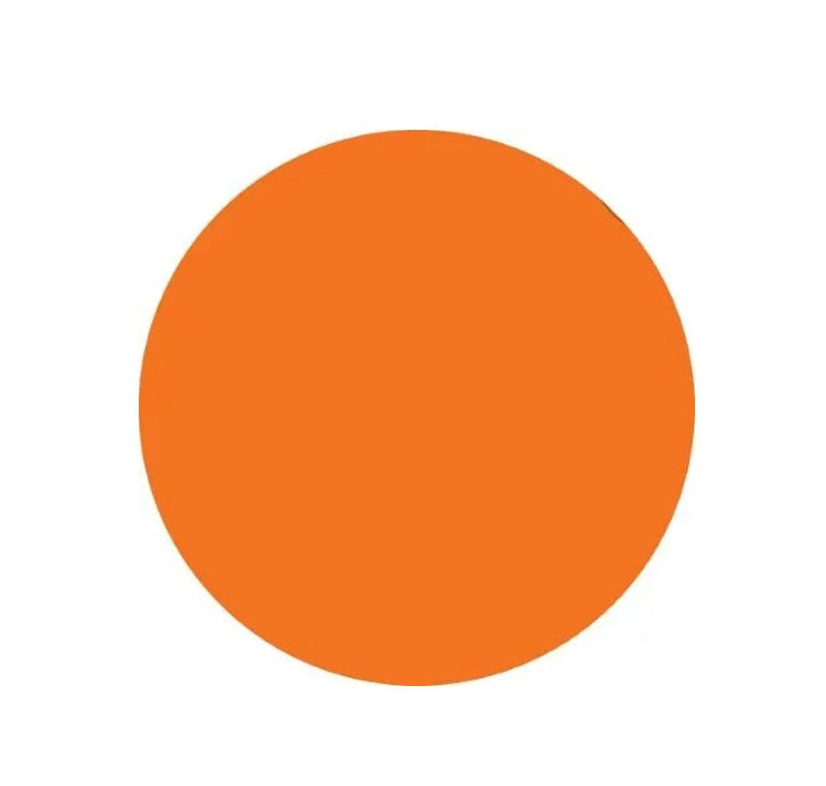 270.72 Opal Orange ONE 2" Precut 96 COE Glass Circle Fusible- 