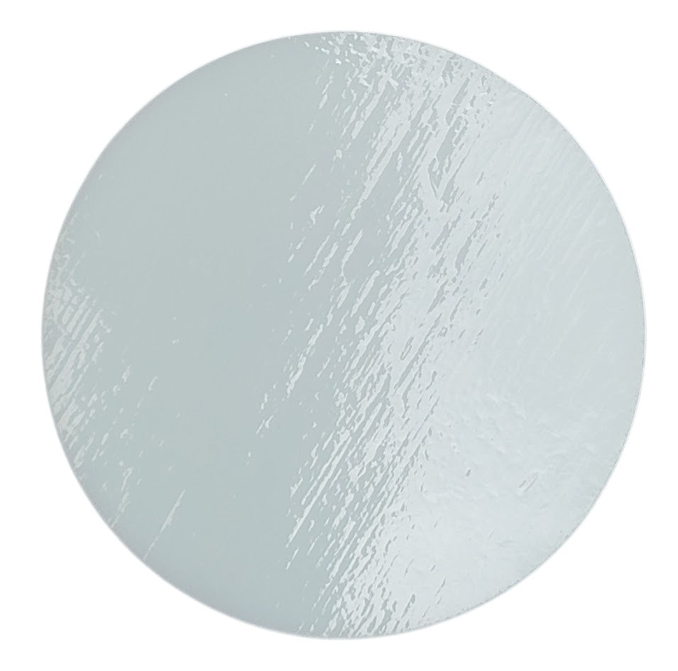 Tekta White Four Inch Precut Glass Circles Fusing Coasters Small Plate Dish- 