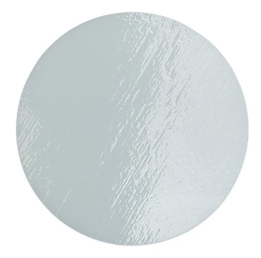 Tekta White Four Inch Precut Glass Circles Fusing Coasters Small Plate Dish- 