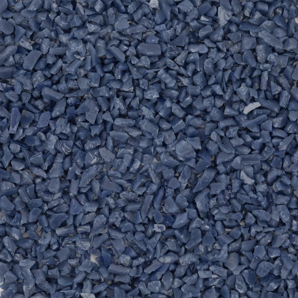 F5 078 Payne's Gray Opal COARSE 96 COE Frit 8.5 oz Jar- 