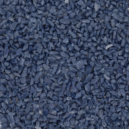 F5 078 Payne's Gray Opal COARSE 96 COE Frit 8.5 oz Jar- 