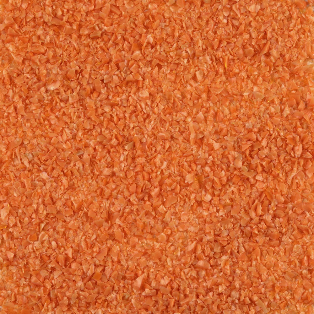 F3 2711 Persimmon Opal MEDIUM 96 COE Frit 8.5 oz Jar- 