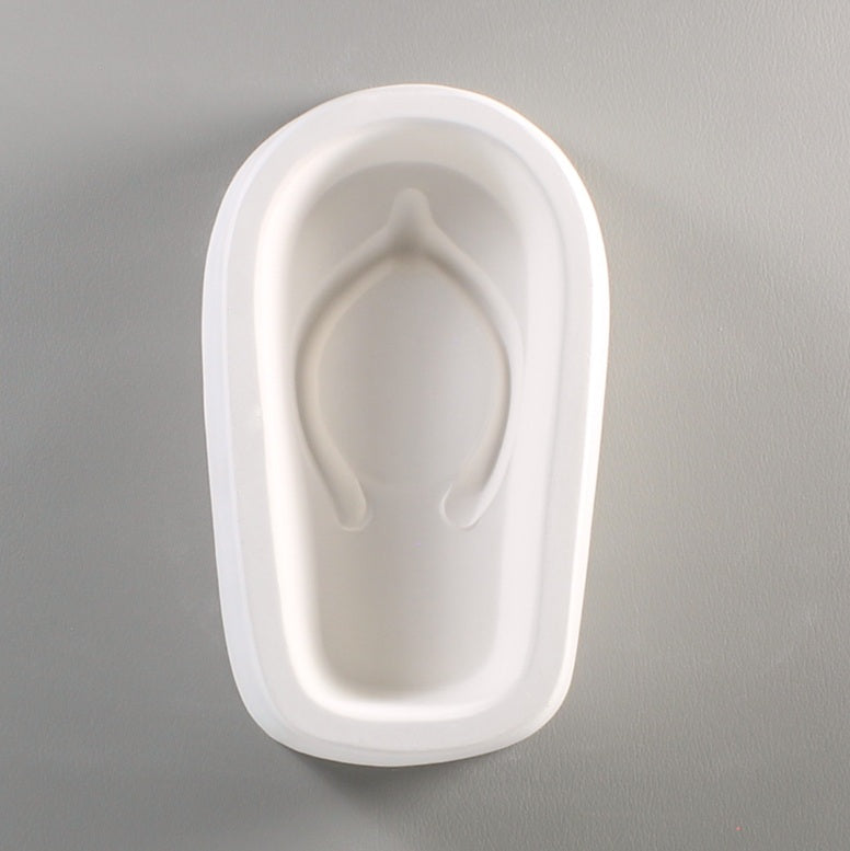 FLIP FLOP 4-inch Little Fritter Earthenware MOLD Small Glass Kilns USA MADE- 