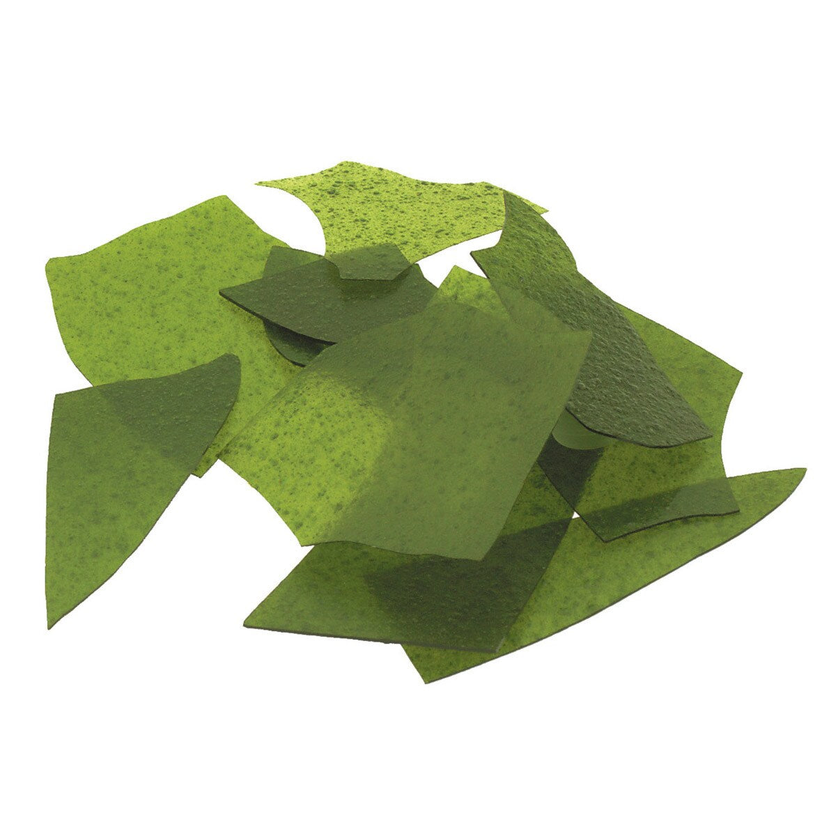 1412 Light Aventurine Green Glass Confetti 90 COE Bullseye 4 Ounces Fusing Supplies- 