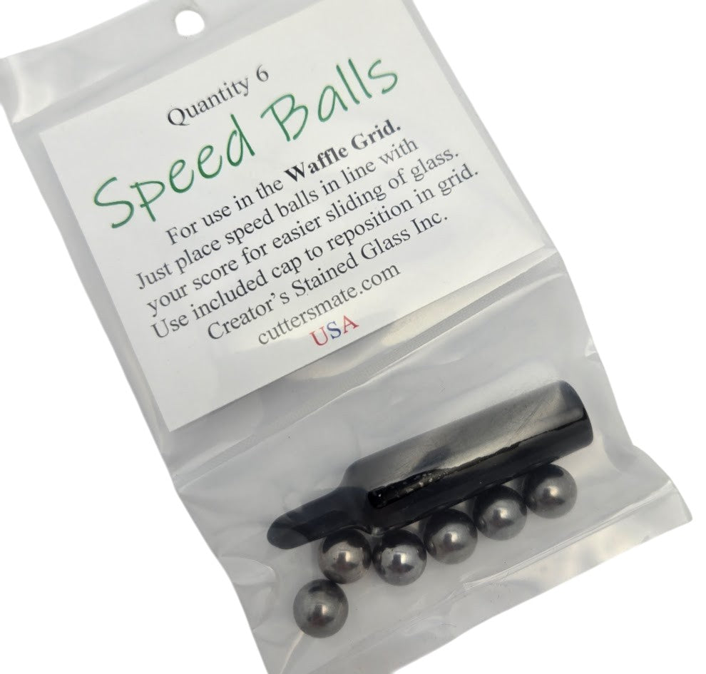 CUTTER'S MATE SPEED BALLS Accessory GLASS Glides Over Your Cutting Surface!- 