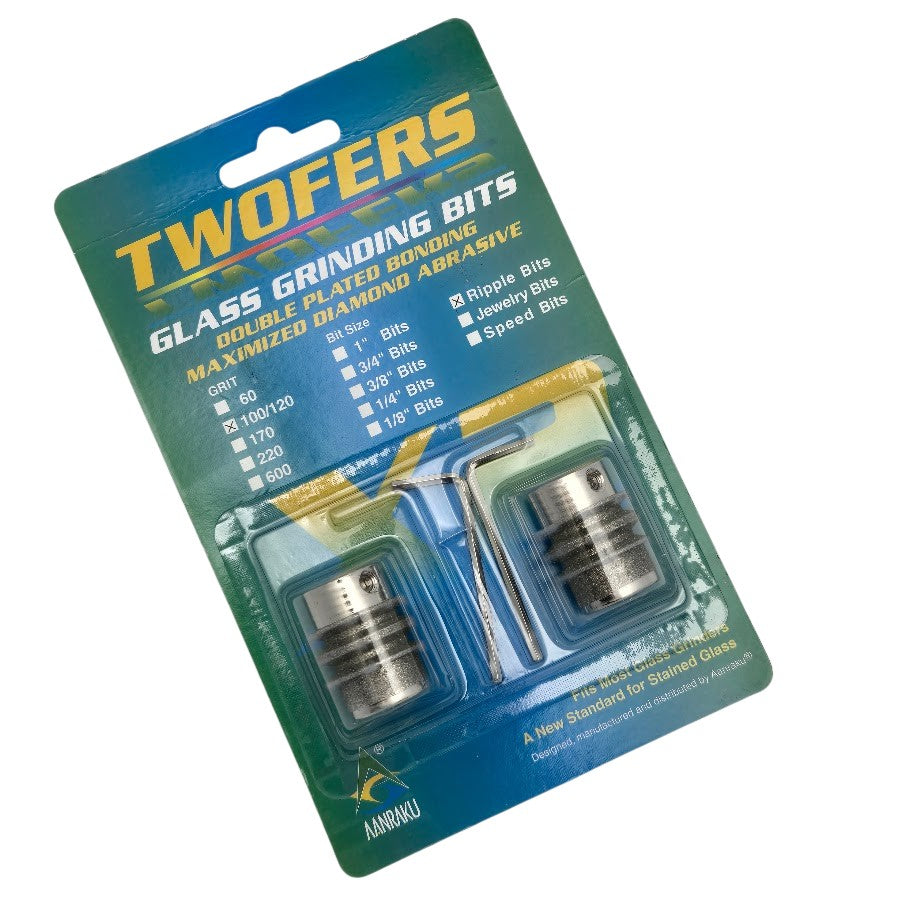 Ripple Bit 2 Grinder Bits Diamond Aanraku Two fer Fits MOST Inland Glastar- 