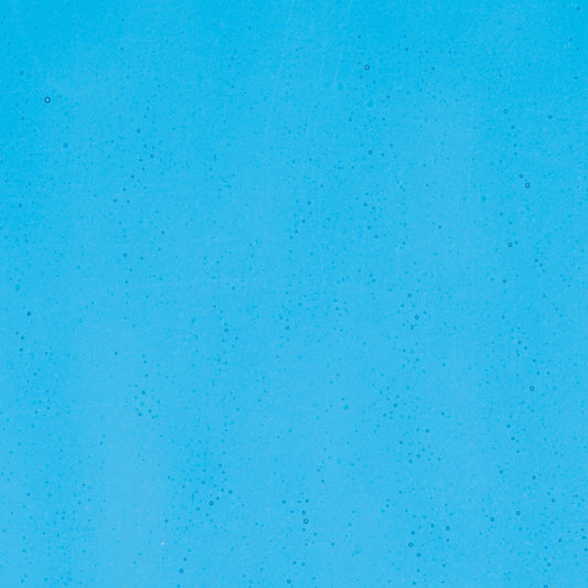 1116 Turquoise Blue Transparent 90 COE Bullseye Fusing Glass Sheet 5x5 inch 3mm 90COE- 