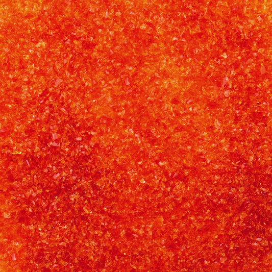 F3 5711 96 Rust Transparent MEDIUM 96 COE Frit 8.5 oz Jar- 