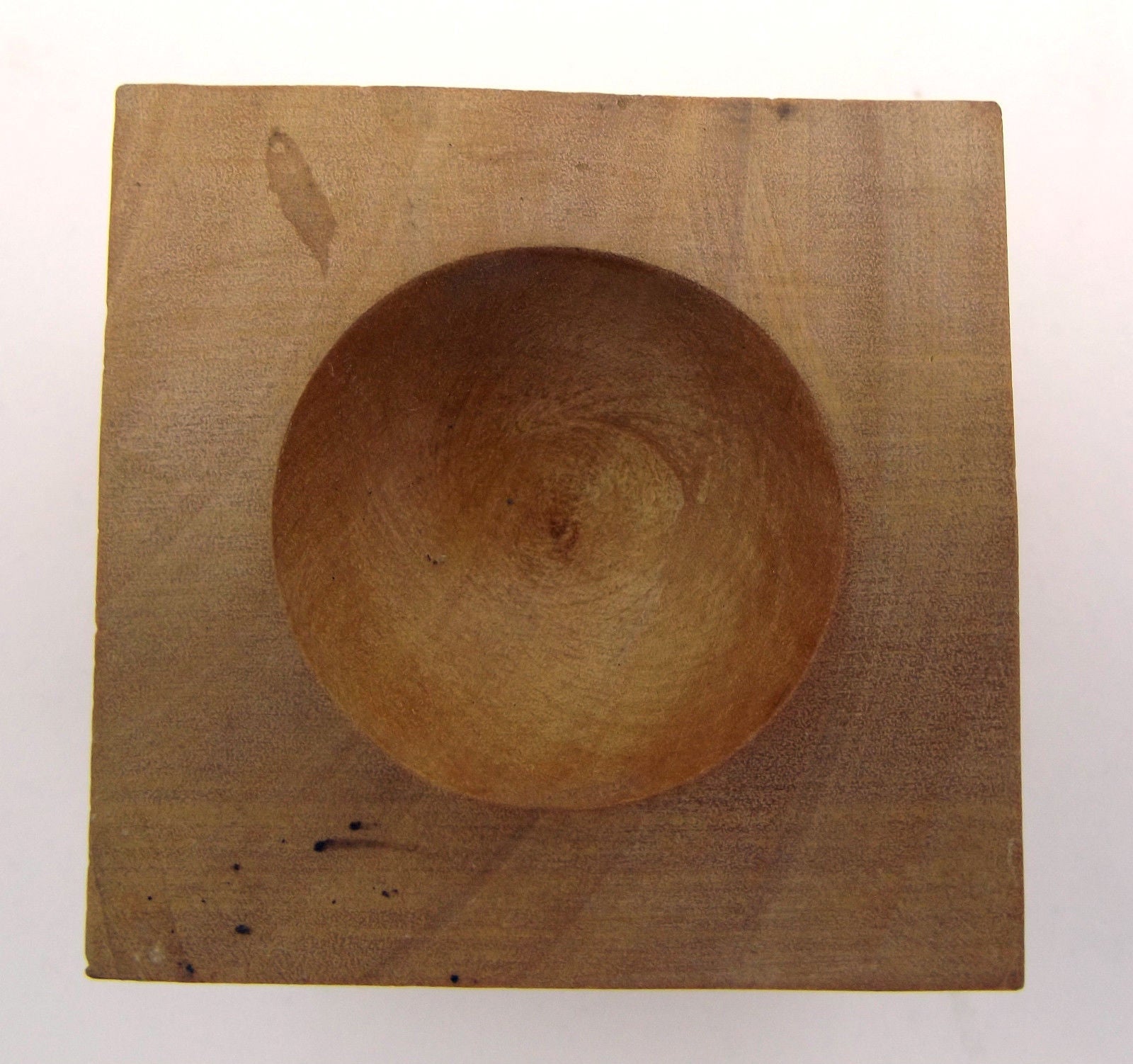 CLEARANCE! V-DMW01 Wood Dapping Block with 2 Punches 4.25 x 2.13 x 3.88 inch Shapes Blanks- 