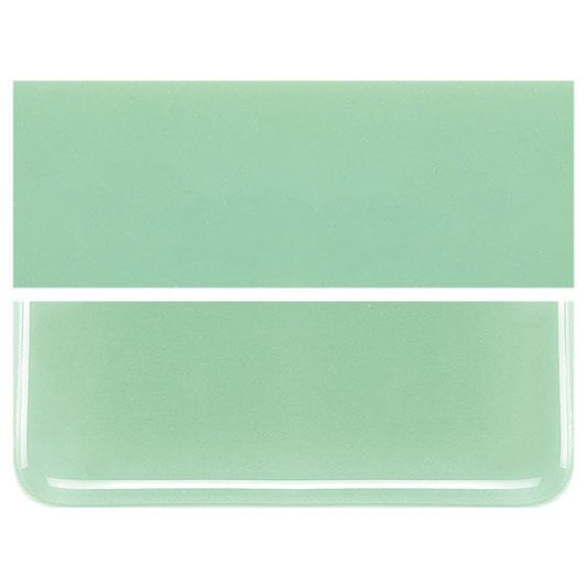 0112 Mint Green Opal Bullseye 90 COE Glass Sheet 10x10" 90COE- 