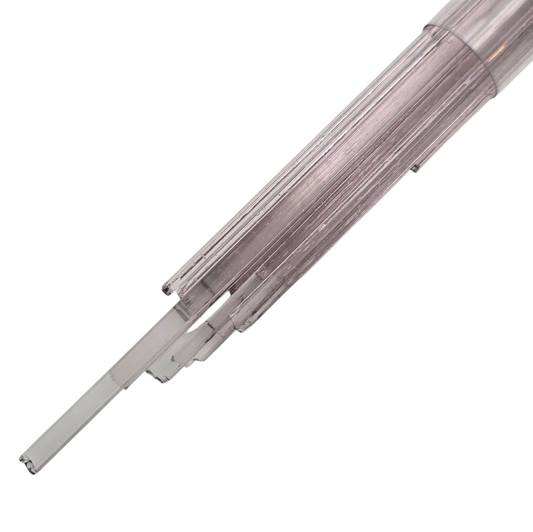 3491 Pale Purple Semi-Opal Noodles System 96 COE Full 5 oz Tube- 