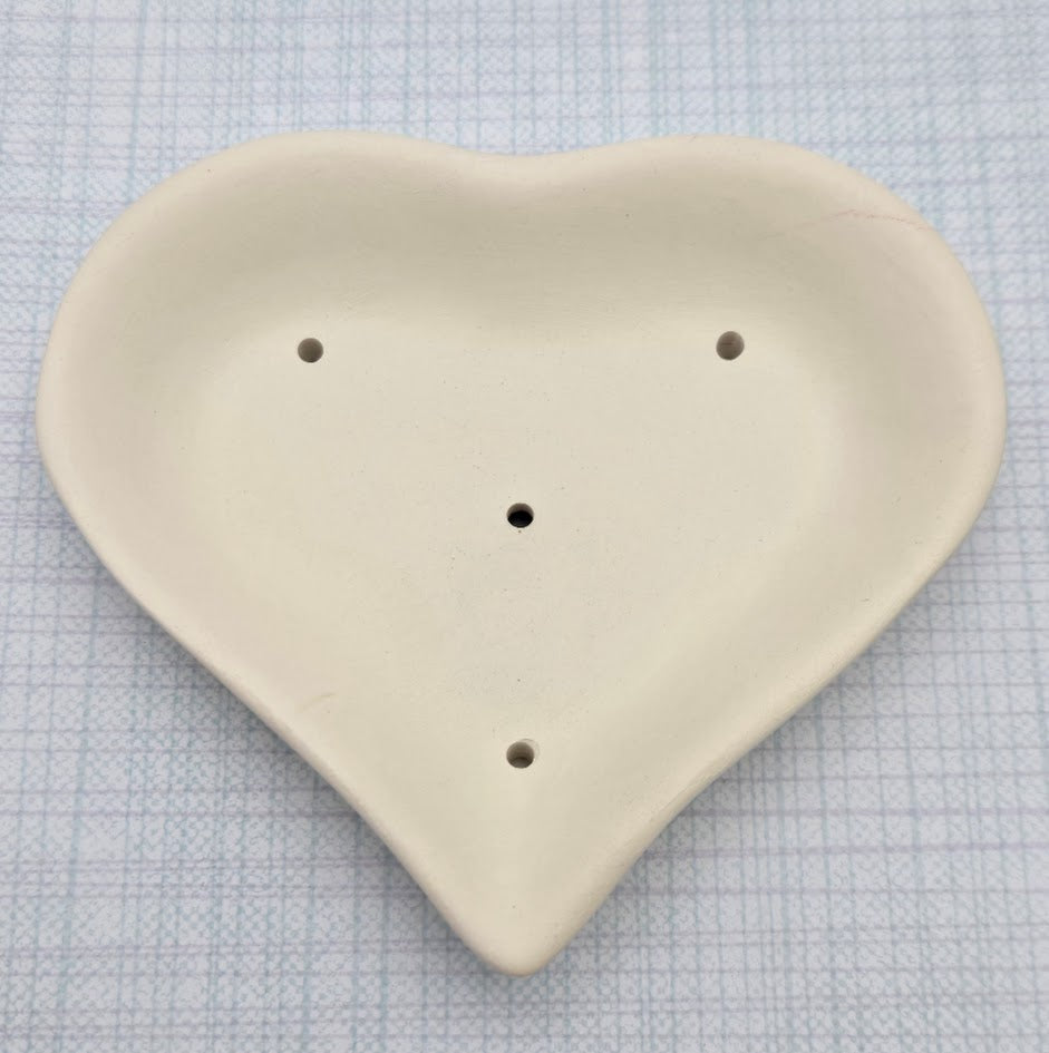 Tiny ADORABLE HEART DISH Glass Slumping Mold Perfect for Small Kilns- 