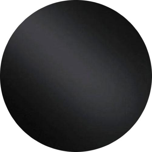 One 3" 96 COE Precut CIRCLE Choice of Color and Transparency 3mm Thick Glass White Clear Black