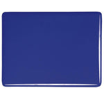 0147 Deep Cobalt Opalescent Bullseye 90 COE Glass Sheet 10x10" 90COE Fusible- 