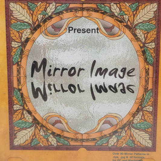 MIRROR IMAGE Stained Glass Pattern CD Paned Expressions  CD- 