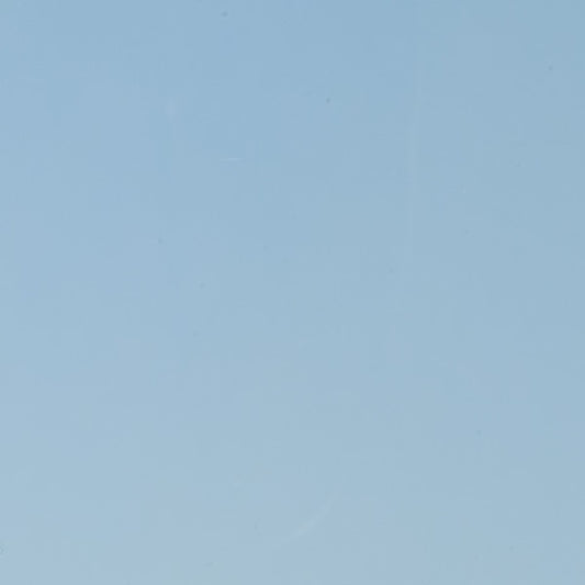 0108 Powder Blue Opalescent Bullseye 90 COE Glass Sheet 10x10" 90COE Fusible- 