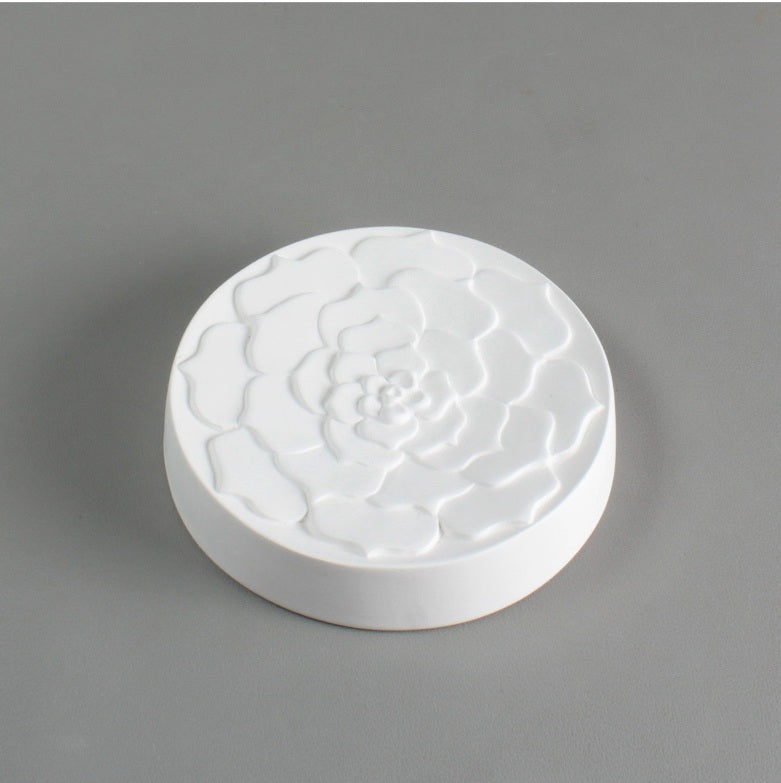 Succulent Plant Texture Glass Slumping Mold Fusing Creative Paradise GM237 4 3/4"- 