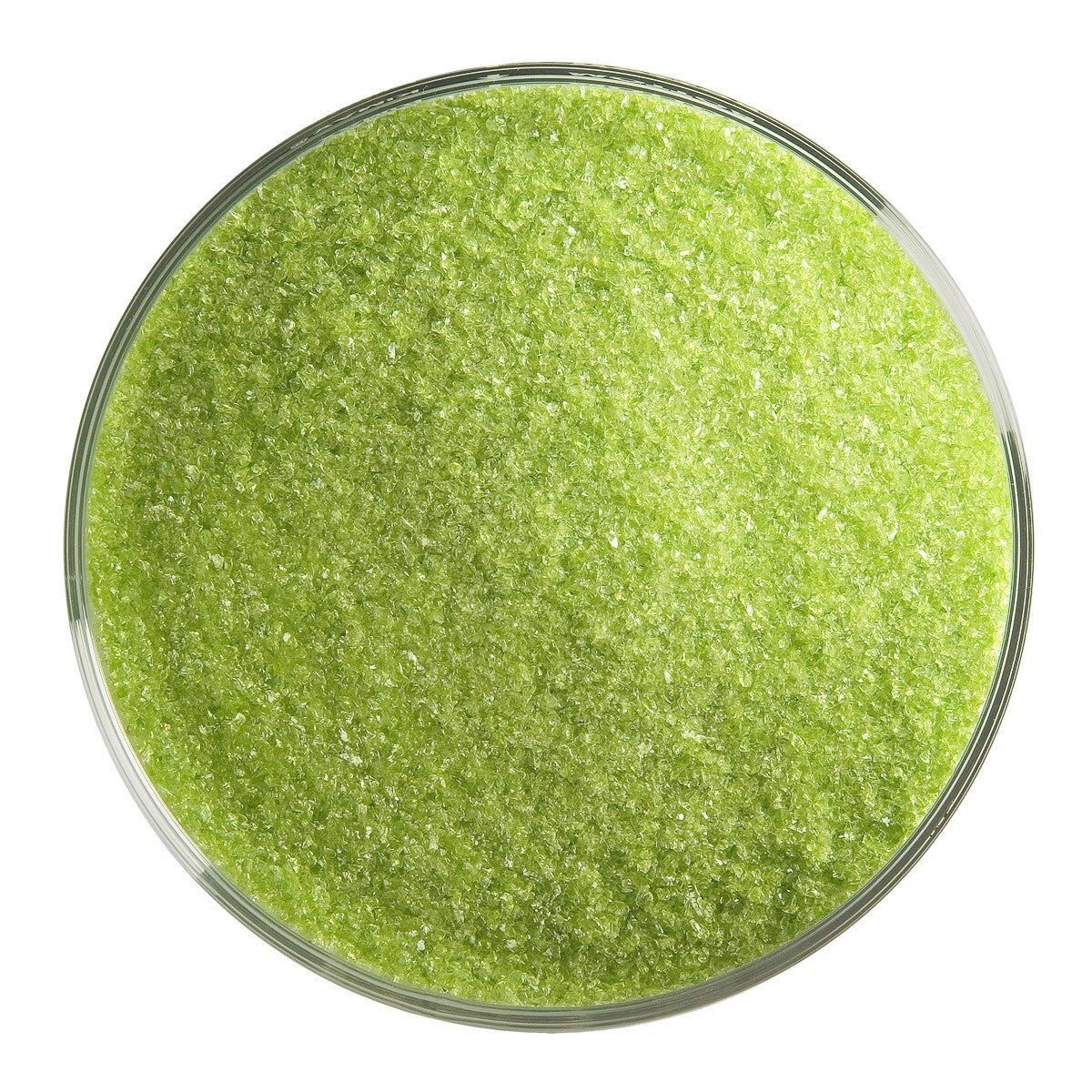 1426 Spring Green Transparent FINE Full Jar 16 ounces 90 COE Bullseye Frit Fusing Supplies Glass 90COE- 