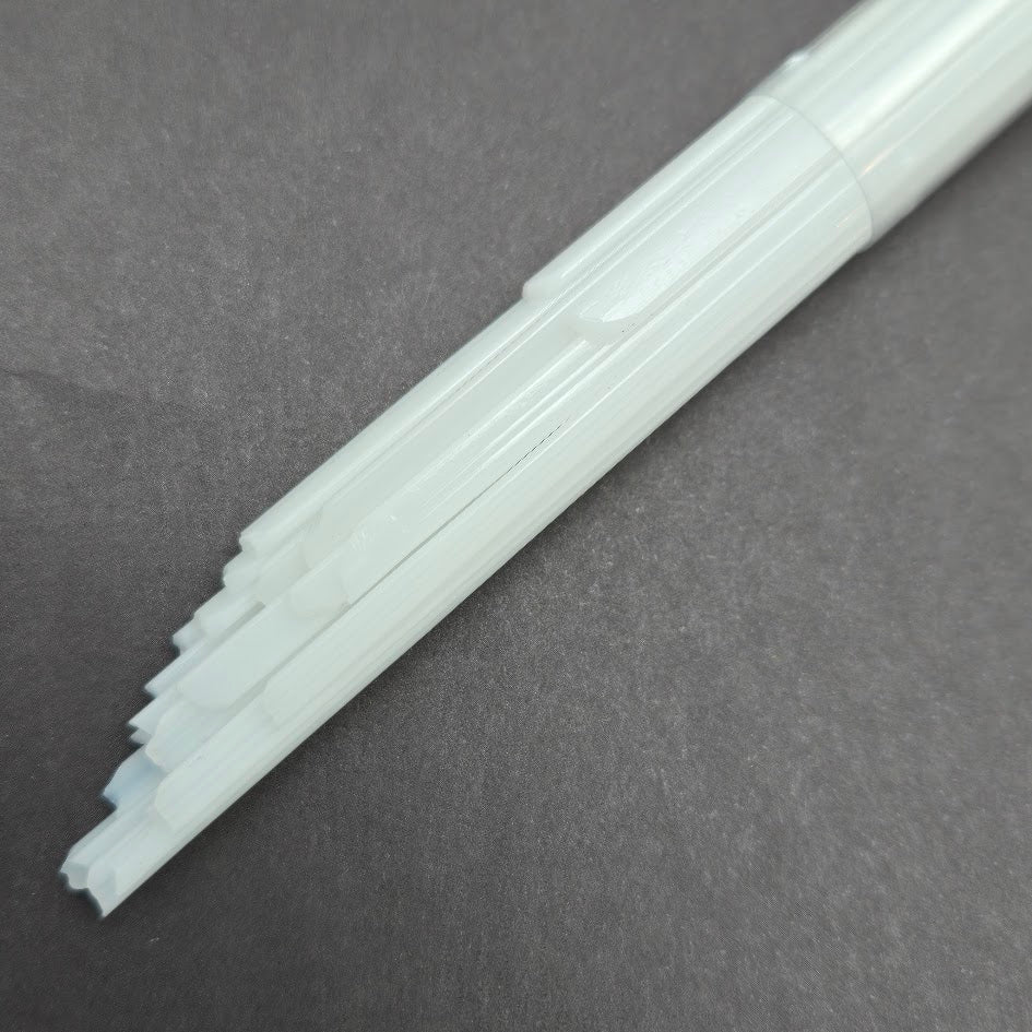 200 White Opal NOODLES Full Tube Spectrum System 96 COE 5 Ounces- 