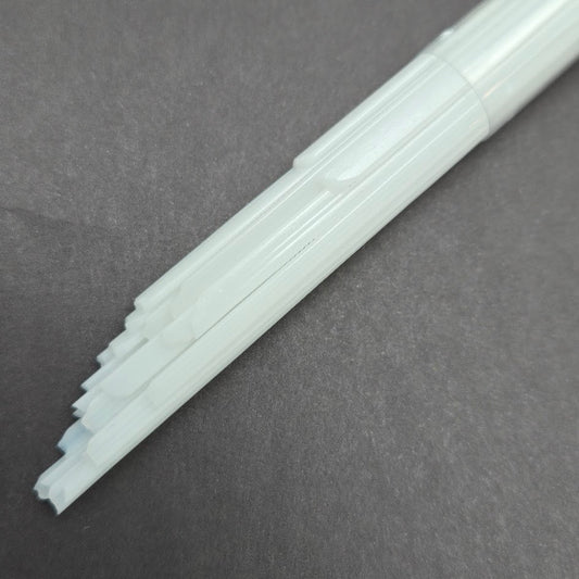 200 White Opal NOODLES Full Tube Spectrum System 96 COE 5 Ounces- 