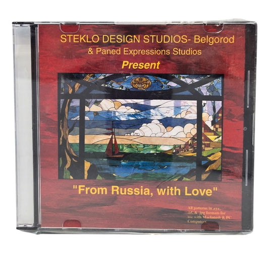 AWESOME PATTERNS! Paned Expressions FROM RUSSIA WITH LOVE  Book On CD MIX- 