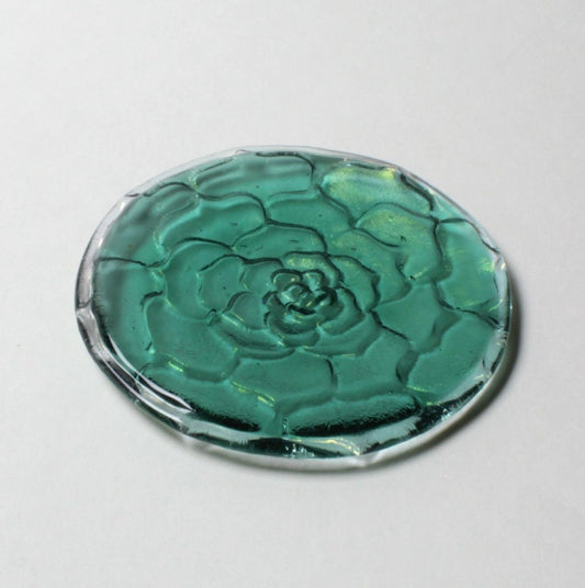 Succulent Plant Texture Glass Slumping Mold Fusing Creative Paradise GM237 4 3/4"- 