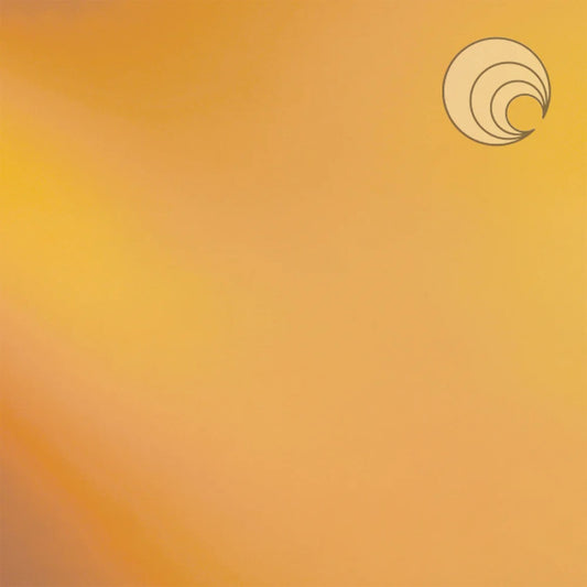 110.4 Light Amber Transparent 12 x 12 Inch Oceanside Compatible 96 COE Sheet Glass- 