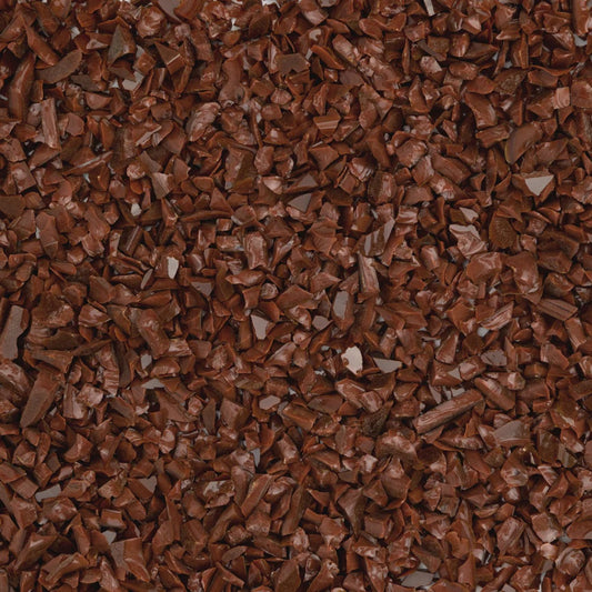 F3 2114 Chestnut Brown Opal Medium 96 COE Frit 8.5 oz Jar- 