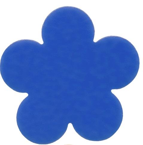 Three Pieces HAPPY FLOWER One 90 COE Glass Precut Designs Fusing Choice of Color and Size-Size Medium
