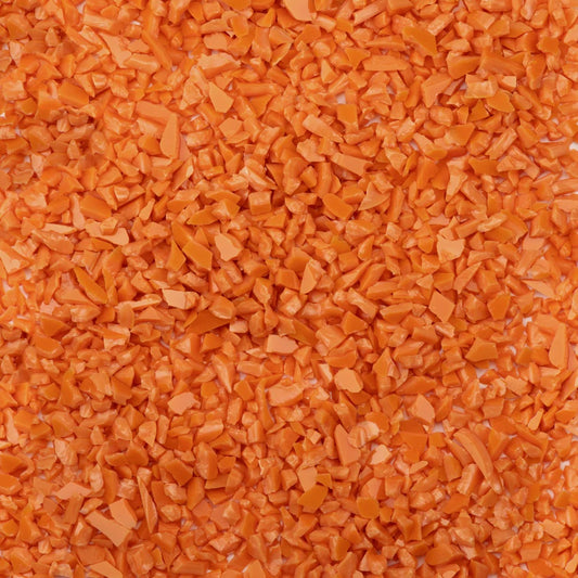 F5 2711 96 Persimmon Opal COARSE 96 COE Frit 8.5 oz Jar- 