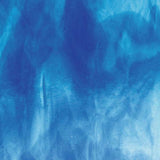 2116 Turquoise Royal Blue Mix Transparent Bullseye 90 COE Glass Sheet 10x10" 90COE Fusing- 