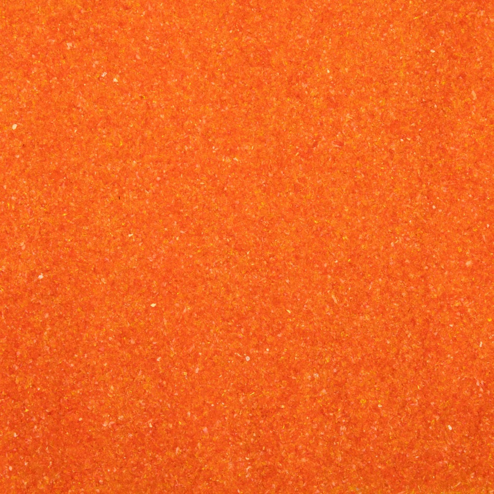 F2 171 96 Light Orange Transparent FINE Frit 8.5 oz Jar 96 COE- 