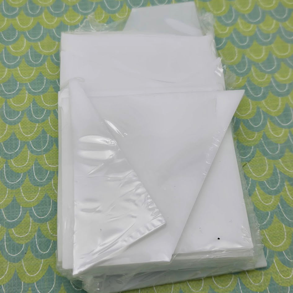 White Opal 96 COE Scrap Packs One Pound 3" Glass Fusing Mosaics Fusible Sheet- 