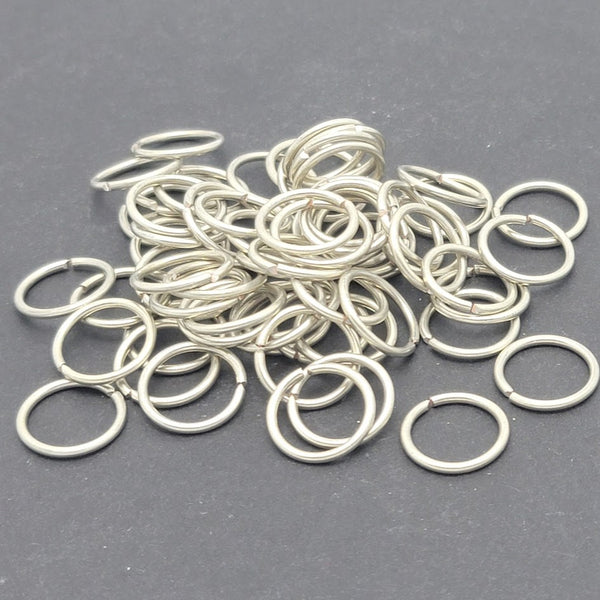 Jump Rings 16 gauge One Ounce 1/2 Inch 13mm About 64 Pieces Tinned Copper Wire- 