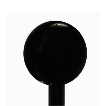 066 Black Intense Transparent 8 oz Genuine Moretti Effetre Glass Rods Italy 104 COE- 